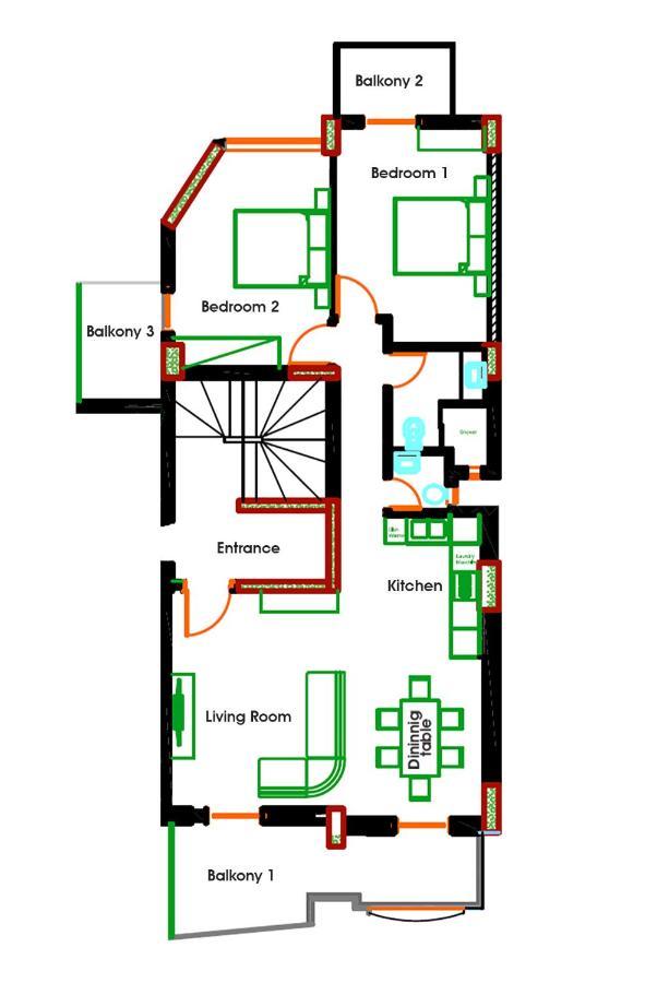 Plato 88 Apartment Kalamata Luaran gambar